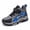 Blue, variant on Kureaily Boys Winter Sneakers Durable Thick Sole Outdoor Sports Shoes With Kids Hiking Boots For Cold Weather Adventures/ Size 12.5,6-7 Years(Blue)