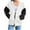 White, variant on Ovbmpzd Hoodie Fall Jackets for Women 2025 Trendy Casual Green Zip Up Varsity Long Sleeve Drawstring Jackets Winter Coats for Women L