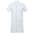 thumbnail image 1 of Men's Short Sleeves Lab Coat Laboratory Doctor Workwear, 1 of 3
