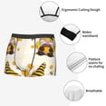 thumbnail image 4 of Fotbe Beekeeper Gnome Holding A Glass Men’s Total Support Pouch Boxer Briefs, X-Temp Cooling, Moisture-Wicking Underwear, Regular, Long-leg and Trunk-Medium, 4 of 6