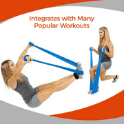 Resistance Bands Physical Therapy Exercise Bands Set of 3 Workout Bands By PULMCheerger