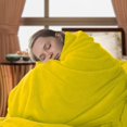 thumbnail image 3 of Manta para Sofá Cozy Soft Mantas y Mantas Fall Fuzzy Manta Sofá Sillas Dormitorio Sala Manta Amarillo, 3 of 5