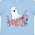 thumbnail image 4 of Inktastic Cute Ghost Octopus Trick or Treating with Bat Boys or Girls Toddler T-Shirt, 4 of 5
