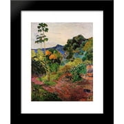 Martinique Landscape 20x24 Framed Art Print by Paul Gauguin