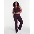 thumbnail image 2 of Athletic Works Women's ButterCore Flare Leggings with Fold Over Waist, 31" Inseam, Sizes XS-XXL, 2 of 7