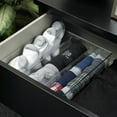 thumbnail image 3 of (3 pack) Mainstays 3-Pack Clear Plastic Drawer Organizer Divided Compartment Set, 3 of 8