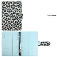 thumbnail image 4 of Leopard Print Handheld Ledger A6 Accounting Book with 6 Ring for Budget Notebook, 4 of 7