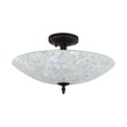 thumbnail image 5 of RADIANCE Goods Mosaic 2 Light Semi-Flush Ceiling Fixture 16" Shade, 5 of 6