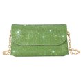 thumbnail image 1 of Bolsos Con Sobre Diamantes Imitación 2023 Minibolsos Noche Piel Sintética para Mujer (verde), 1 of 9