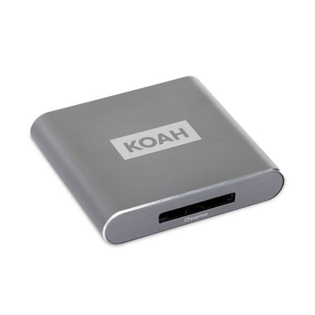 UPC: 0040962849019 | Koah Pro USB 3.2 Type-C Connector 10Gbps CFexpress Type B Reader with 2 Cables