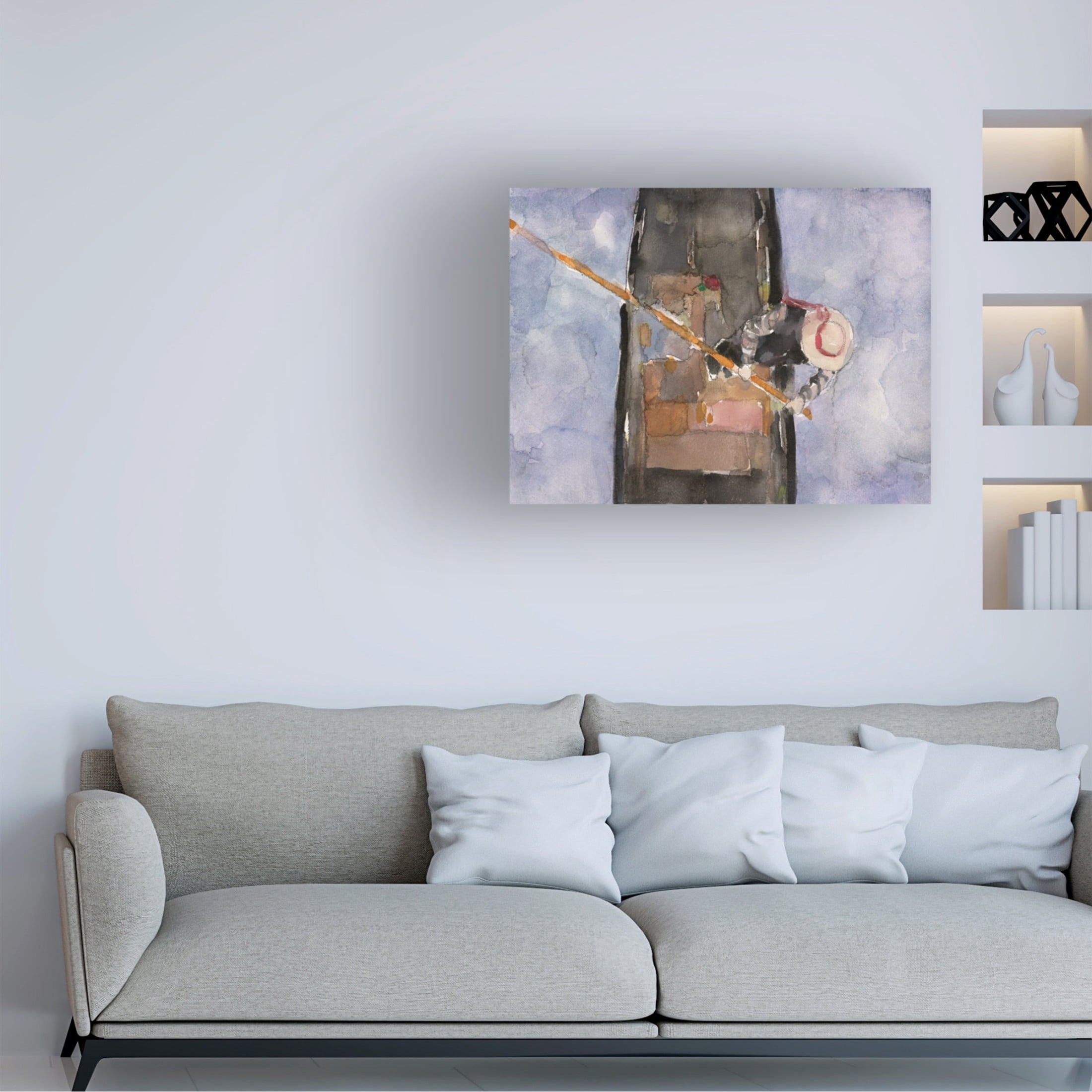 Canvas Wall Art - Samuel Dixon 'Above the Gondola I' Wall Art for Living Room, Bedroom, or Office Décor by Trademark Fine Art - 19 x 14 Inches