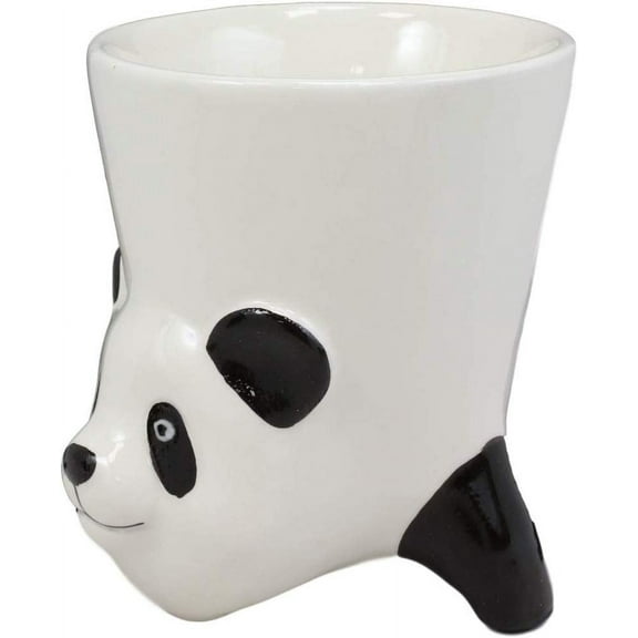 Ebros Gift Bottoms Up Acrobatic Giant Panda Coffee Mug Drink Cup 11oz Home Decor