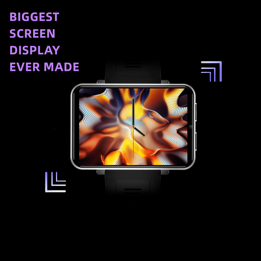 AIEK DM100 4G 2.86Inch Full Touch Screen Men Smart Watch 3GB+32GB ROM 5MP Camera WIFI Bluetooth GPS 2700mah Smartwatch For Android IOS