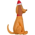 thumbnail image 5 of Grinch Gemmy Airblown Inflatable Max The Dog Wearing Santa Hat, 3.5 Ft Tall, ft Tall, 5 of 6