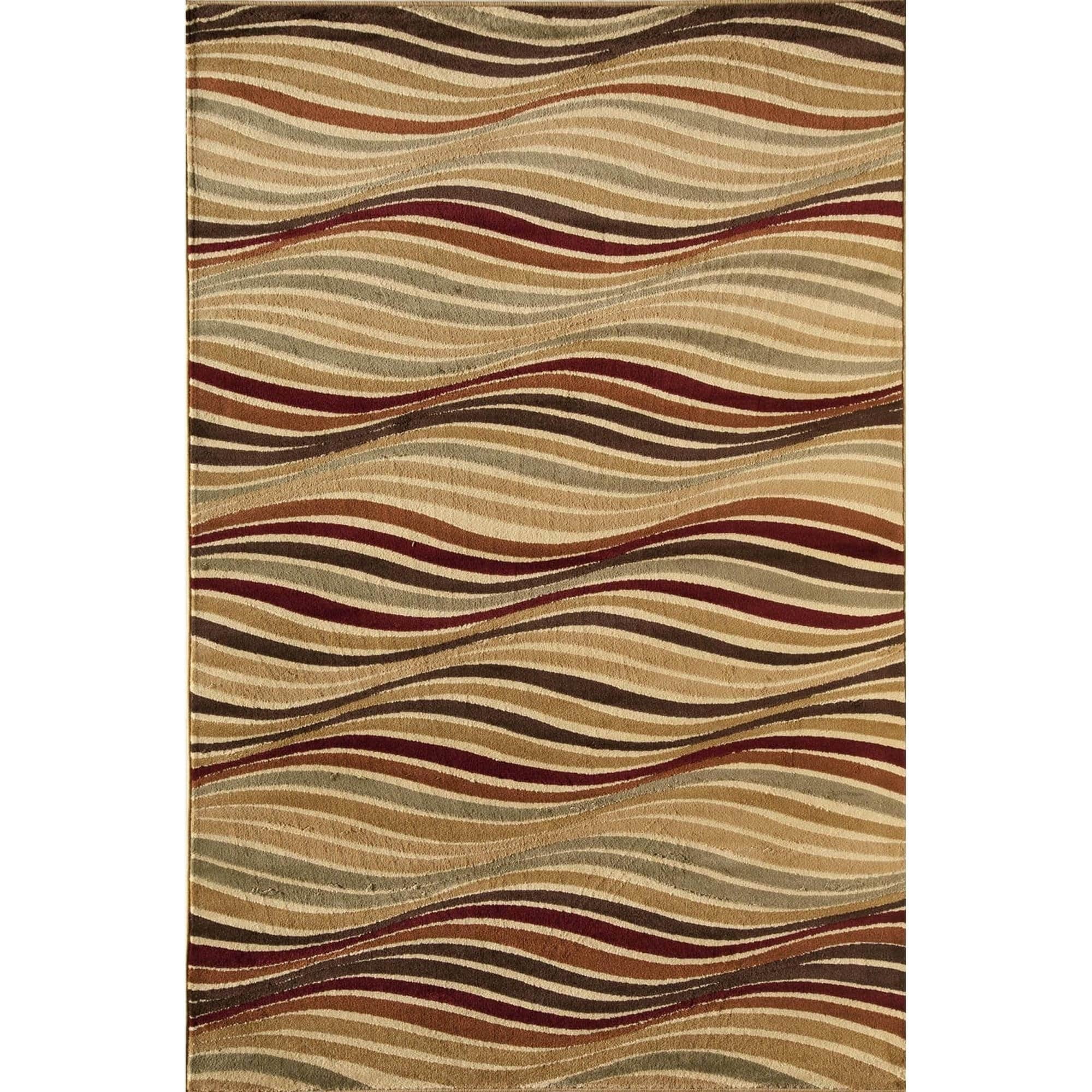 Rugs America Capri Collection Blake 6678A Contemporary Geometric Area Rug 7'10" x 10'10"