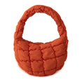 thumbnail image 1 of Bolsos Hombro Acolchados para Mujer Mini Bolso Nube Cruzado Tote() Naranja, 1 of 7