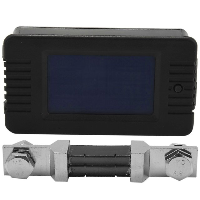 Multifunction Battery Monitor Meter,0-200v,0-300a (widely Applied To 12v/24v/48v Rv/car Battery) Lc
