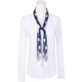 thumbnail image 2 of Women's 1950s Polka Dots Vintage Scarf, Retro 33.46'' Square Silky Classic Neckerchief Head Wrap Scarves One Size Stlye-4, 2 of 6