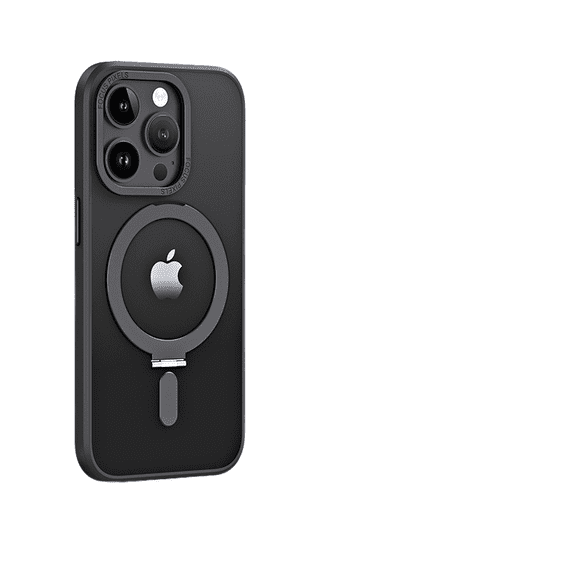 IPhone 14 Pro Max Phone Case Magnetic Support Point Case Magsafe Transparent Frosted Protective Case
