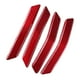 thumbnail image 5 of Tira protectora para puerta de coche, 4 Uds., antiarañazos, delantera y trasera, antichoque para el modelo Y Rojo kusrkot Tira protectora de puerta, 5 of 8