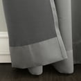 thumbnail image 4 of Sun Zero Madison Room-Darkening Grommet Curtain Panel, 54"X84", Gray, 4 of 8