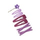 thumbnail image 4 of 7 pinzas para el pelo para niñas, pasadores, joyas para el pelo, accesorios de resina para el pelo Violeta, 4 of 9