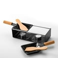 thumbnail image 3 of Nonstick Grill Cheese Raclette Set Bbq Board Baked Pan Tray Stainless Steel, 3 of 9