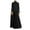 Black Dress for Women, variant on HAPIMO Women's Maxi Plus Size Basic Dress Sale Solid Winter High Neck Elegant Casual Comfy Trendy Holiday Long Sleeve Autumn Dresses Brown S