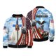 thumbnail image 3 of Chaqueta con estampado de Jesucristo para hombre, con bandera estadounidense de águila, estampada en 3D, de manga larga, informal, de gran tamaño, con cremallera, abrigo de calle, 3 of 5