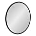 thumbnail image 3 of Kate and Laurel Caskill Round Framed Wall Mirror, 24" Diameter, Black, 3 of 10