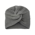 thumbnail image 2 of Knit Slouchy Turban Beanie Hat Winter Crochet Head Wraps Hair Scarf Cap Baggy for Women Girls, 2 of 5