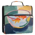 thumbnail image 5 of FORMRS Zipper Binder with Shoulder Strap 2-inch Ring 500 Sheet Capacity File Bag, Goldfish Bowl, 5 of 5