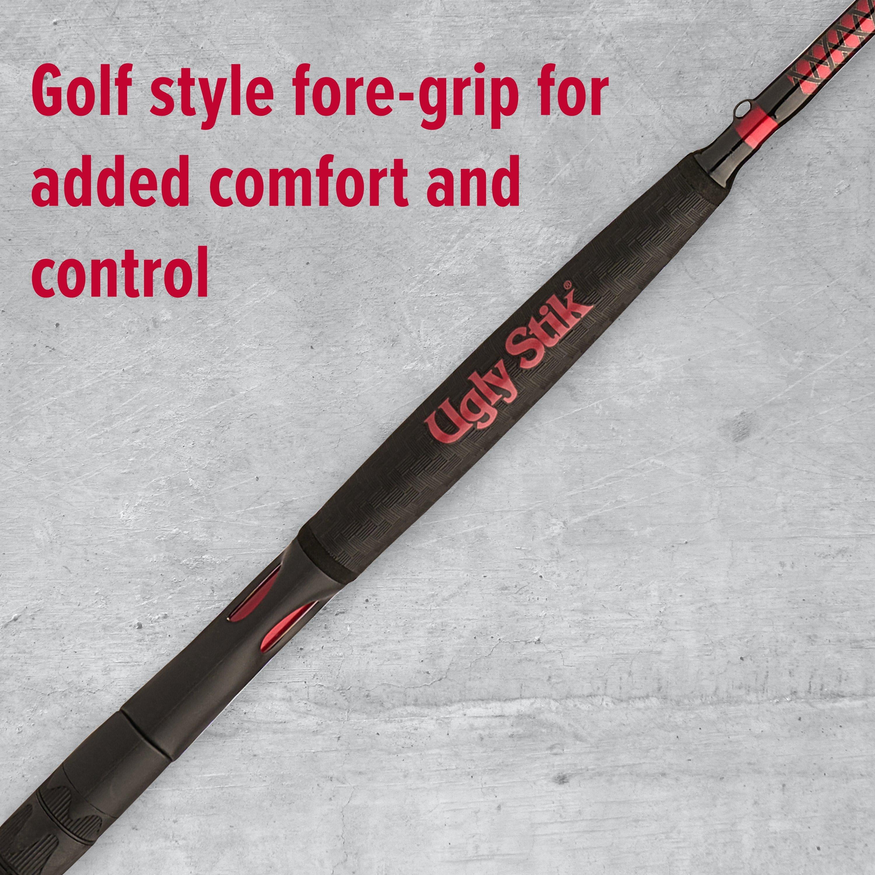Ugly Stik Carbon Crappie Spinning Rod, 9' Light Fishing Rod, 2 Piece