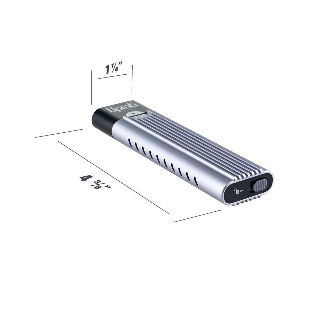 USB-C 3.2 Gen 2 to M.2 PCI Express (PCIe) NVMe SSD Enclosure