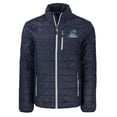 thumbnail image 2 of Men's Cutter & Buck Navy Citadel Bulldogs Big & Tall Rainier PrimaLoft Eco Insulated Full-Zip Puffer Jacket, 2 of 3