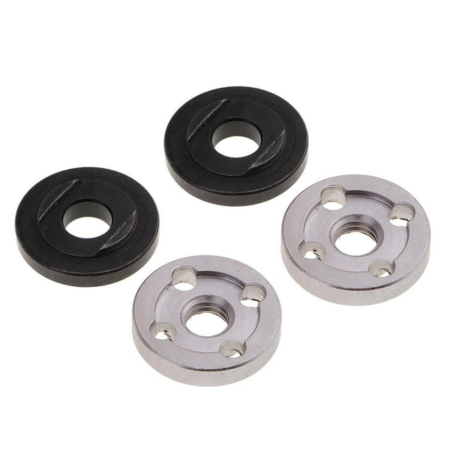2x Tuerca de brida de amoladora de 2 piezas, parte de montaje eléctrico, parte interior, brida exterior, brida trasera para herramienta Fr Gloria Tuerca de la brida de la amoladora angular