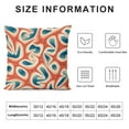thumbnail image 6 of Pack of 2 Abstract Pattern Throw Pillow Cover Short Plush Decorative Pillow Cover Home Decoration Standard Square Sofa Pillow Cover, 6 of 6