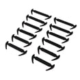 thumbnail image 1 of Paquete de 12 cordones elásticos de silicona sin cordones para zapatos, cordones para zapatos, zapatos deportivos Negro Jinwen No atan los cordones de los zapatos Los adultos de los niños, 1 of 8