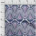 thumbnail image 1 of oneOone Viscose Chiffon Fabric Big Motif Ikat Print Fabric By Yard 42 Inch Wide, 1 of 4
