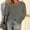Gray, variant on YUNAFFT Women's Fashion Sweater Clearance, Fashion Women Solid Color Long Sleeve Pullove Round-Neck Casual Sweater Tops