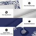 thumbnail image 6 of Coastal Coral Outdoor Rug for Patio/Deck/Porch, Non-Slip Large Area Rug 5 x 8 Ft, Navy Blue Ocean Marine Nautical Beach Indoor Outdoor Rugs Washable Area Rugs, Reversible Camping Rug Carpet Runner, 6 of 8