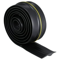 TABLZONE Black Rubber Garage Door Bottom Gasket Weatherproof Seal for Storage Areas and Outdoor