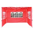 thumbnail image 4 of CxhicLuv Fall Outdoor Tent Cloth 210D material 9m length rainproof and windproof suitable for parties and camping easy to fold portable with window design, Red, 4 of 5