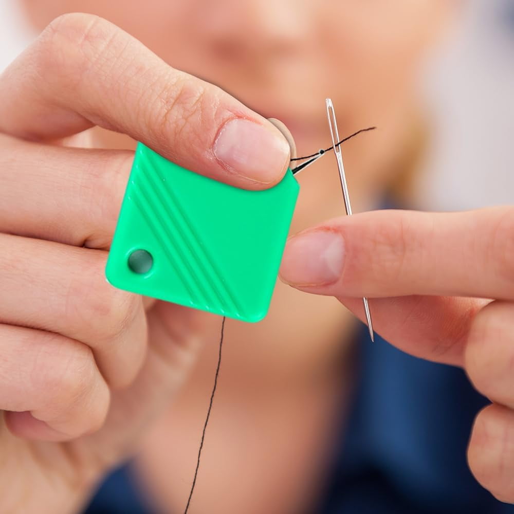 2025 Upgraded Needle Threaders, Sewing Machine Needle Threader, Needle Threaders for Hand Sewing, Embroidery Floss, Yarn, Quickly and Easily Threads Needles Tools (multicolor-15pcs)