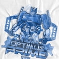 thumbnail image 2 of TRANSFORMERS ONE I Am Optimus Prime Women's Crop Top T-Shirt, White, Medium, 2 of 5