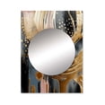 thumbnail image 2 of Designart "Marble Expression Gold and Black VI" Abstract Marble Mirror Wall Decor - Modern Gold Abstract Mirror Wall Art For Bathroom - 40" x 30" Inch, 2 of 5