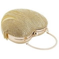 thumbnail image 5 of ZAXARRA Pochettes pour Femmes Sac de Soirée Chaîne Diamants Robe Sac à Main Mariage Fête Cristal Strass Sac à Main, 5 of 5
