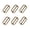 Golden, variant on SHISUYAN 20PCS Slide Belt Connection Roller Buckles Bag Strap Adjustable Metal Pin Buckles for Backpack Suitcase Clothes(Silver)