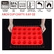 thumbnail image 3 of Set para hornear Jewoster Mini Muffin & Cupcake, 24 tazas de silicona, 3 of 7
