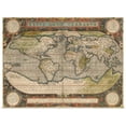 thumbnail image 1 of Great BIG Canvas | Rolled Vision Studio Poster Print entitled Antique World Map, 1 of 4